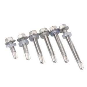 Self drilling Screws Hex Washer Head DIN7504K Stainless Steel 410-1