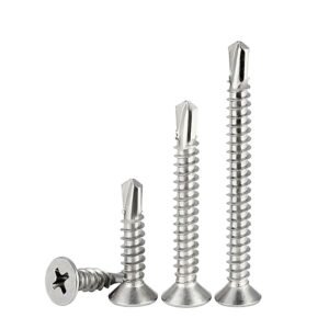 Self drilling Screws Phillips Flat Head DIN7504O Stainless Steel 410-3