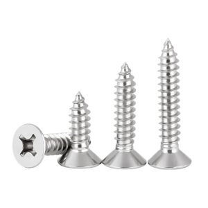 Self tapping Screws Phillips Flat Head DIN7982 Stainless Steel 304-1