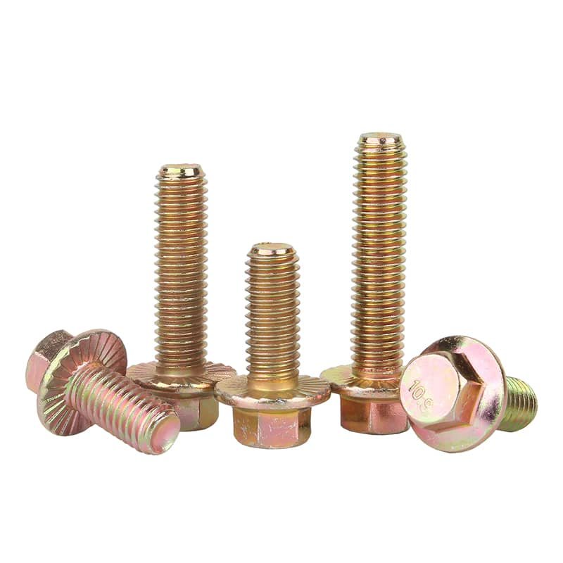 Bolts Hex Flange DIN6921 Class 8.8 Carbon Steel 10B21-2