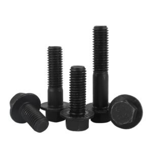 Bolts Hex Flange DIN6921 Class 8.8 Carbon Steel 10B21 Black-1