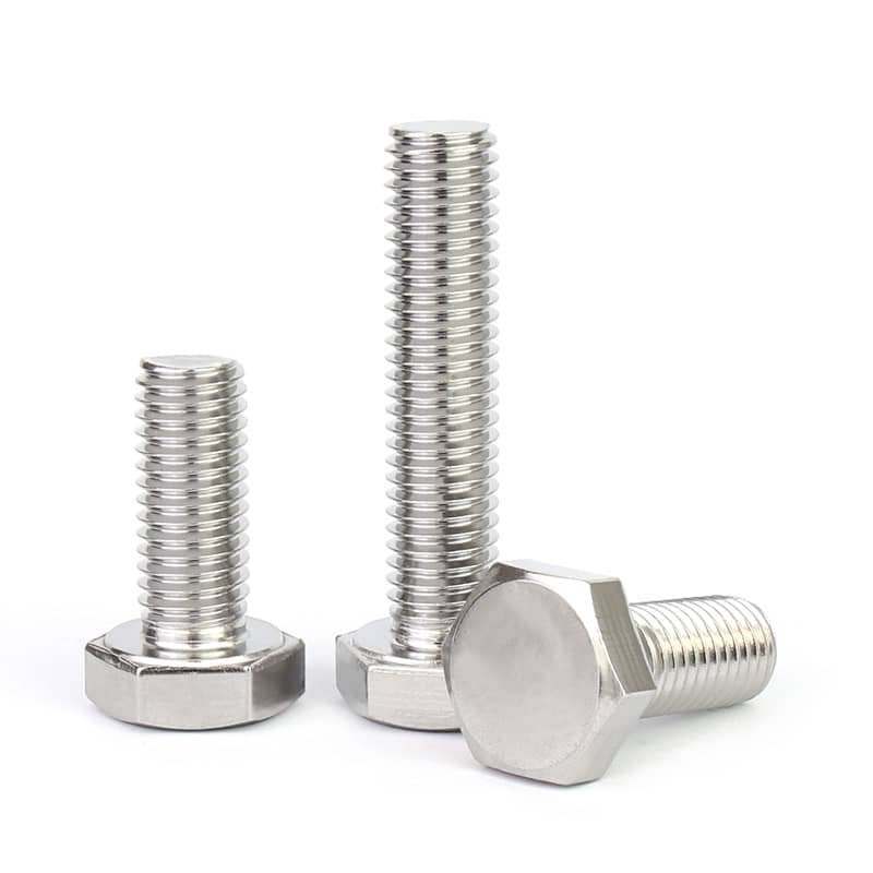Bolts Hex Head Fully Threaded DIN933 A4-70 Stainless Steel 316-1