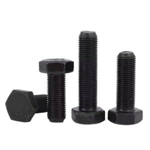 Bolts Hex Head Fully Threaded DIN933 Class 10.9 Alloy Steel Black-1