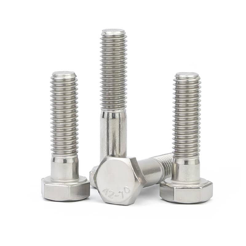 DIN931 Hex Head Bolts Half Thread A2-50 Stainless Steel 304-2