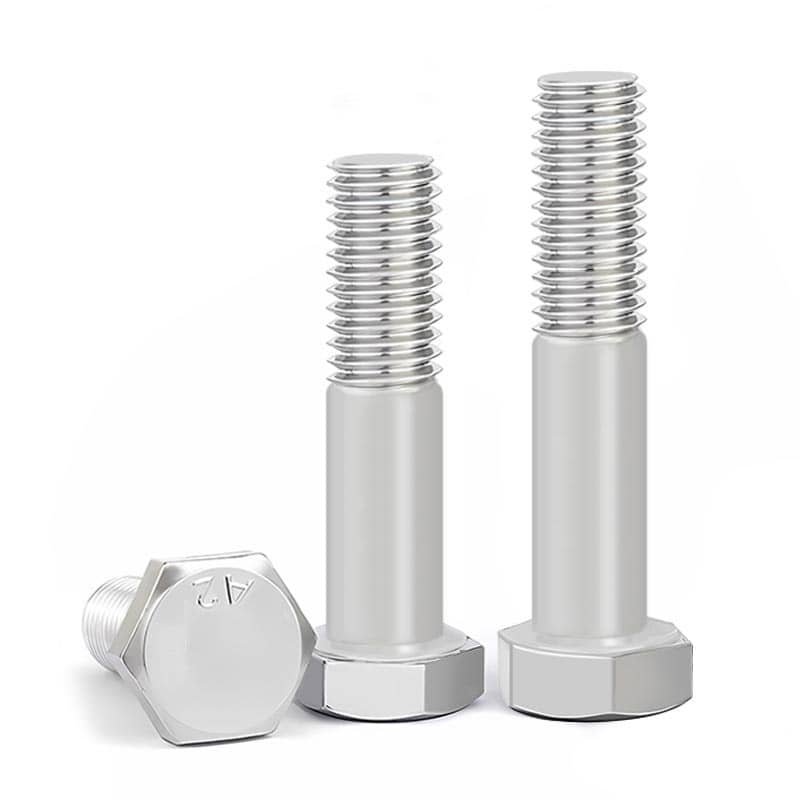 DIN931 Hex Head Bolts Half Thread A2 Stainless Steel 304-2