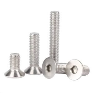 Machine Screws Hex Socket Flat Head Cap DIN7991 Stainless Steel 316-1