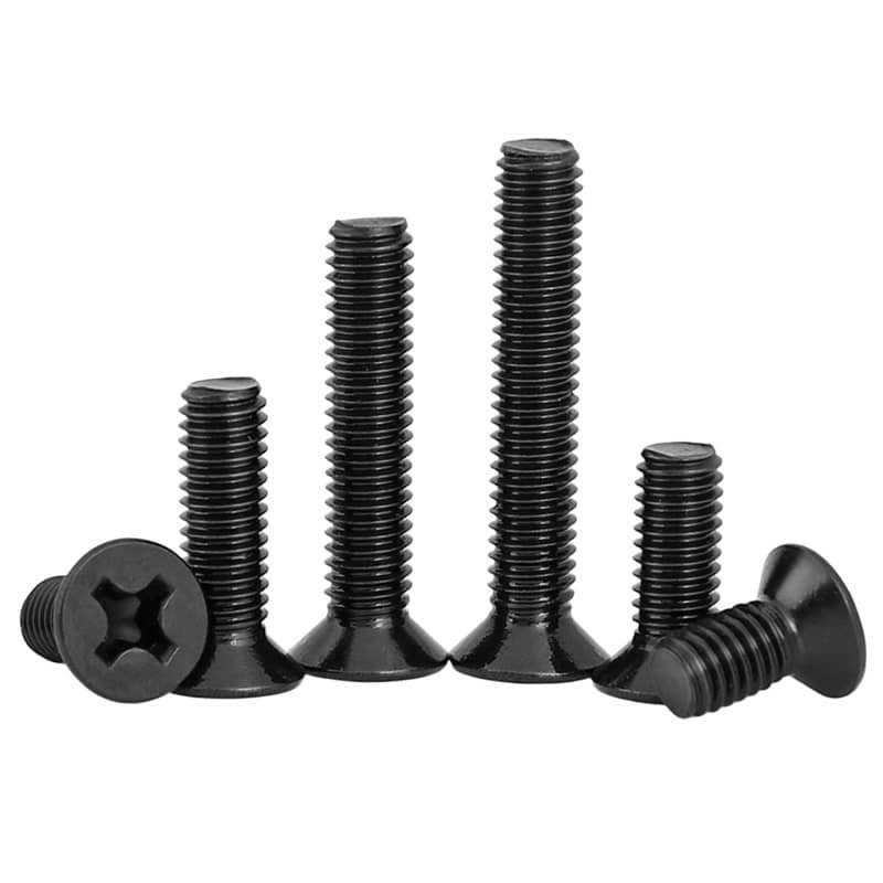 Machine Screws Phillips Flat Head DIN965 Carbon Steel 1008-2