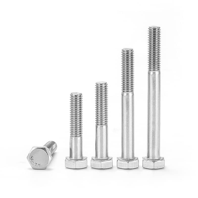 DIN931 Hex Head Bolts Half Thread A2-70 Stainless Steel 304 main Image