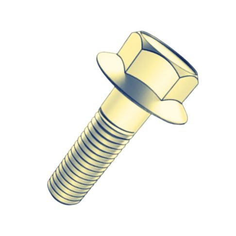 Flanged Hex Bolts -Image- Screwlist.com